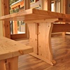 Dining Table and 2 benches
Reclaimed fir, oak pegs
Boswell, BC