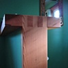 Wall Cap Detail, Recycled Douglas Fir