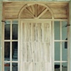Entry door. Walnut