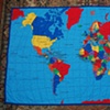 World Map Quilt