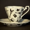 Fancy Teacup and Saucer - Recording Artist Pattern
