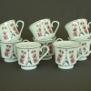 Fancy Mugs with Gold Trim - Flying V with Roses