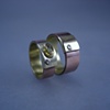 Copper and Gold Wedding Rings
