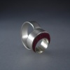 Purpleheart Crescent Ring