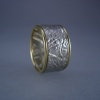 Reticulated Silver With 14 carat gold
