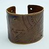 Copper and Leather Cuff 1