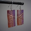 Fold Formed Copper Earrings