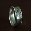 Distressed Ring with Stitching