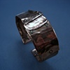 Multi-texture Copper Cuff with Bronze Rivets