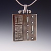 Oxidized Pendant