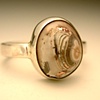 Copper Included Agate Ring