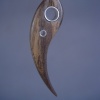 Cocabola Pendant with Through Rivet