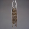 Reticulated Brass with Sterling Pendant