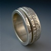 Heavy Gauge Sterling Silver Spinner Ring