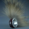 Fox Fur Channel Ring with Copper