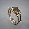 Fence Ring with Reticulated Brass 