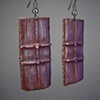 Fold Formed Copper Earrings