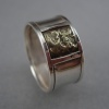 Reticulated Brass Band Ring