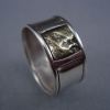 Reticulated Brass Band Ring