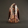 Woven Copper Lamp with Patina