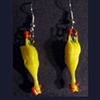 Faux Pollo I - Original Rubber Chicken Earrings