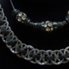 Washer Wear and Black Hardware Necklace with Diamonds2
