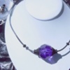 Kate Necklace Purple Jewel with Suction Cups