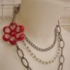 Spigot Necklace - Red