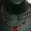 Lost Toy Red Biker Acrobat Necklace1