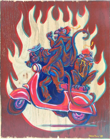 Monkey Vespa  (sold)