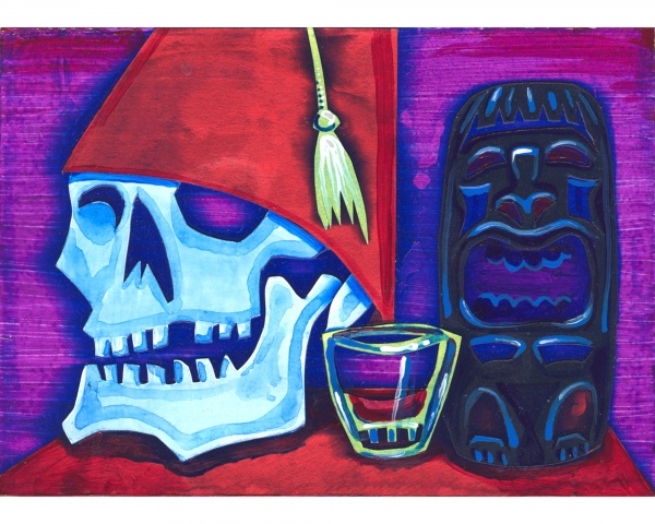 Still Life with Tiki (sold)