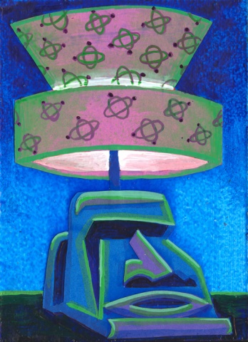 ATOMIC TIKI LAMP (sold)
