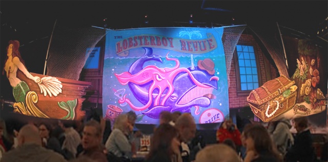 Scenery for Lobsterboy's "Ship of Fools" @ the Birchmere
