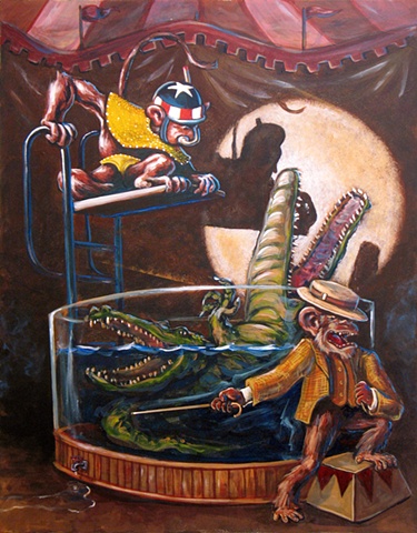 Gator Wrestlin' (Sold)
