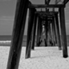 Beach Frame B&W