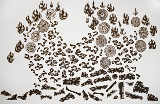 hand cut , art+jaya Miller, Denise Miller+artist, 