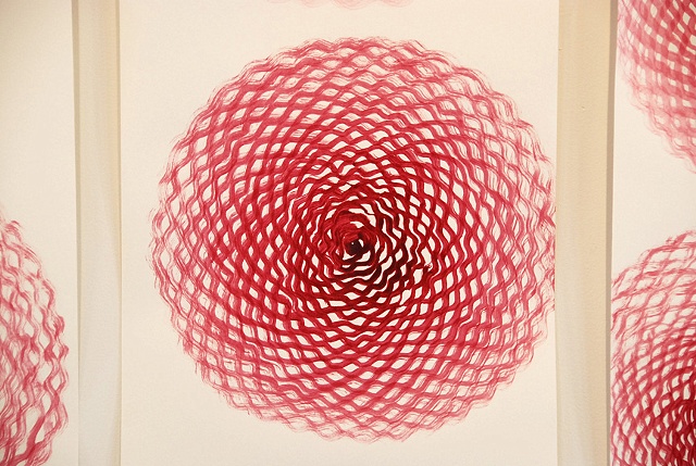 Paint, watercolor, chakra, wheel mandala, jaya miller art 