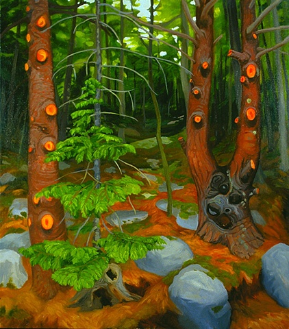 Trees Along the Park Road