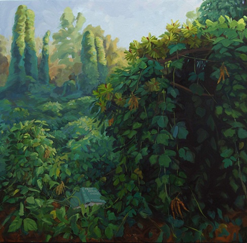 contemporary landscape painting invasive species