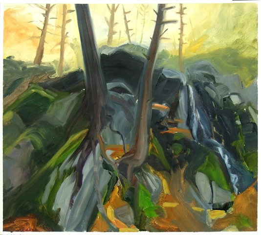Study for Hemlocks on Yankee Horse Ridge