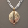 14kt Gold Pendant Stones:  Pink Willow Jasper, Pink Tourmalines