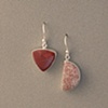 Sterling Silver, Stones:  Red River Jasper, Red Spotted Jasper