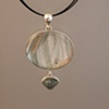Sterling Silver, Stones:  Phantom Crystal, Dendritic Quartz