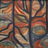 blue trees
