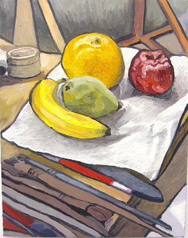 Still life with Brushes