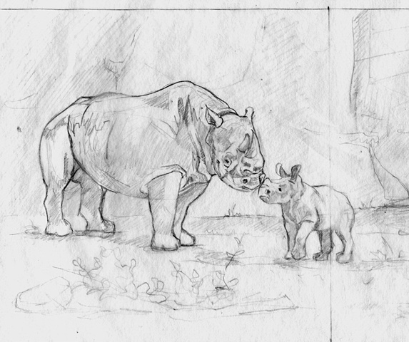 Rhino Family.