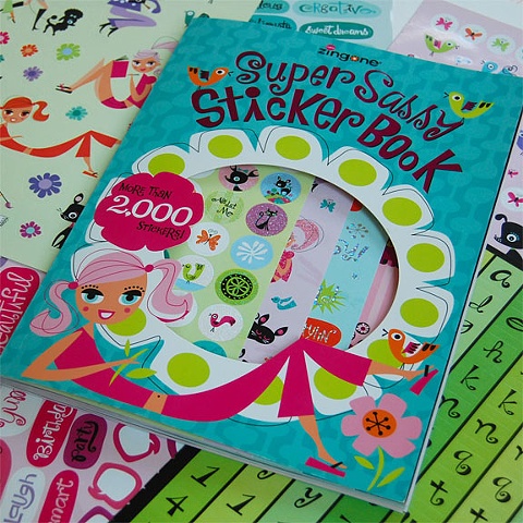Robin Zingone: Super Sassy Sticker Book