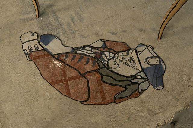Bottle-feeding a Whale (Detail)