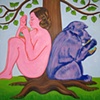 Jo and Georgie
oil on canvas
48 x 48"