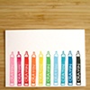 Crayon Note Cards